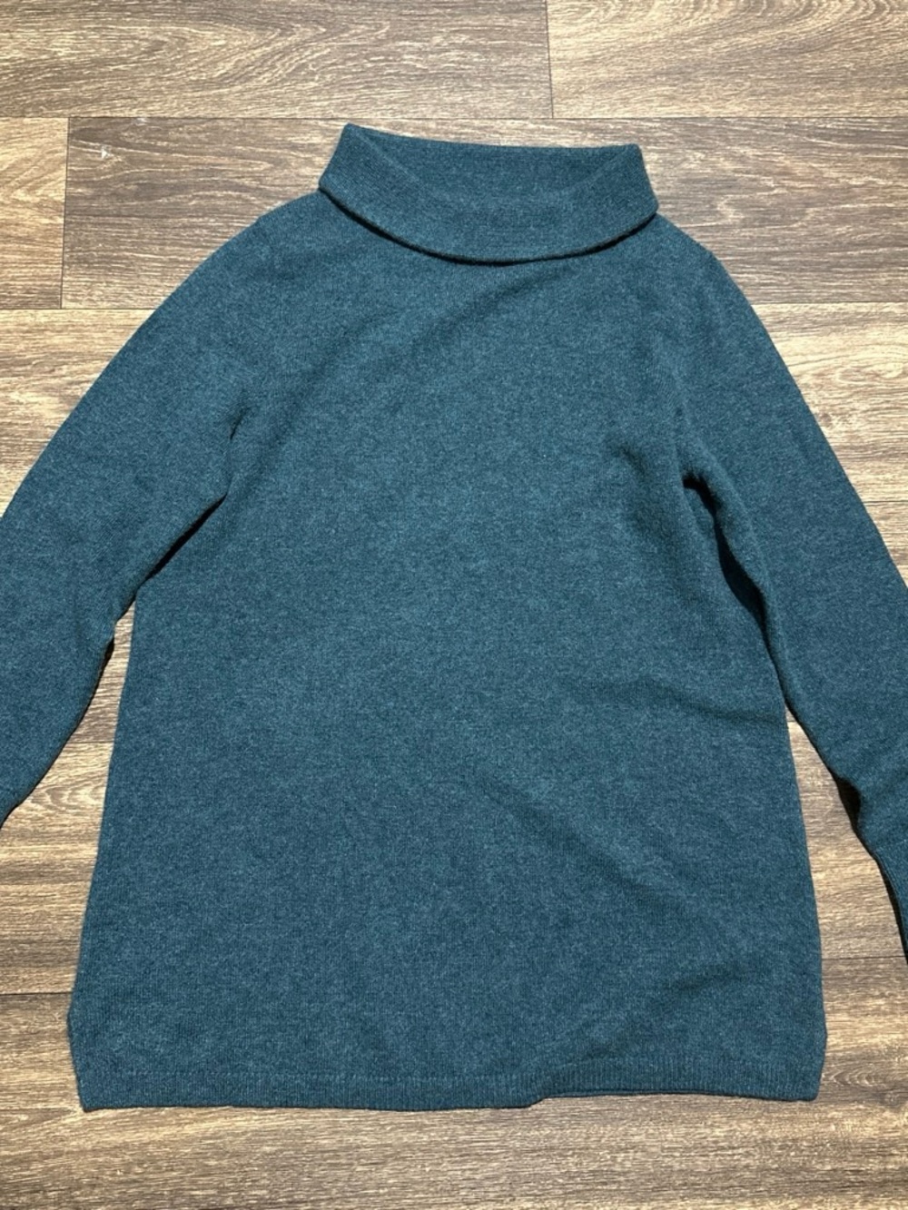 Talbots Teal Pure Cashmere Sweater